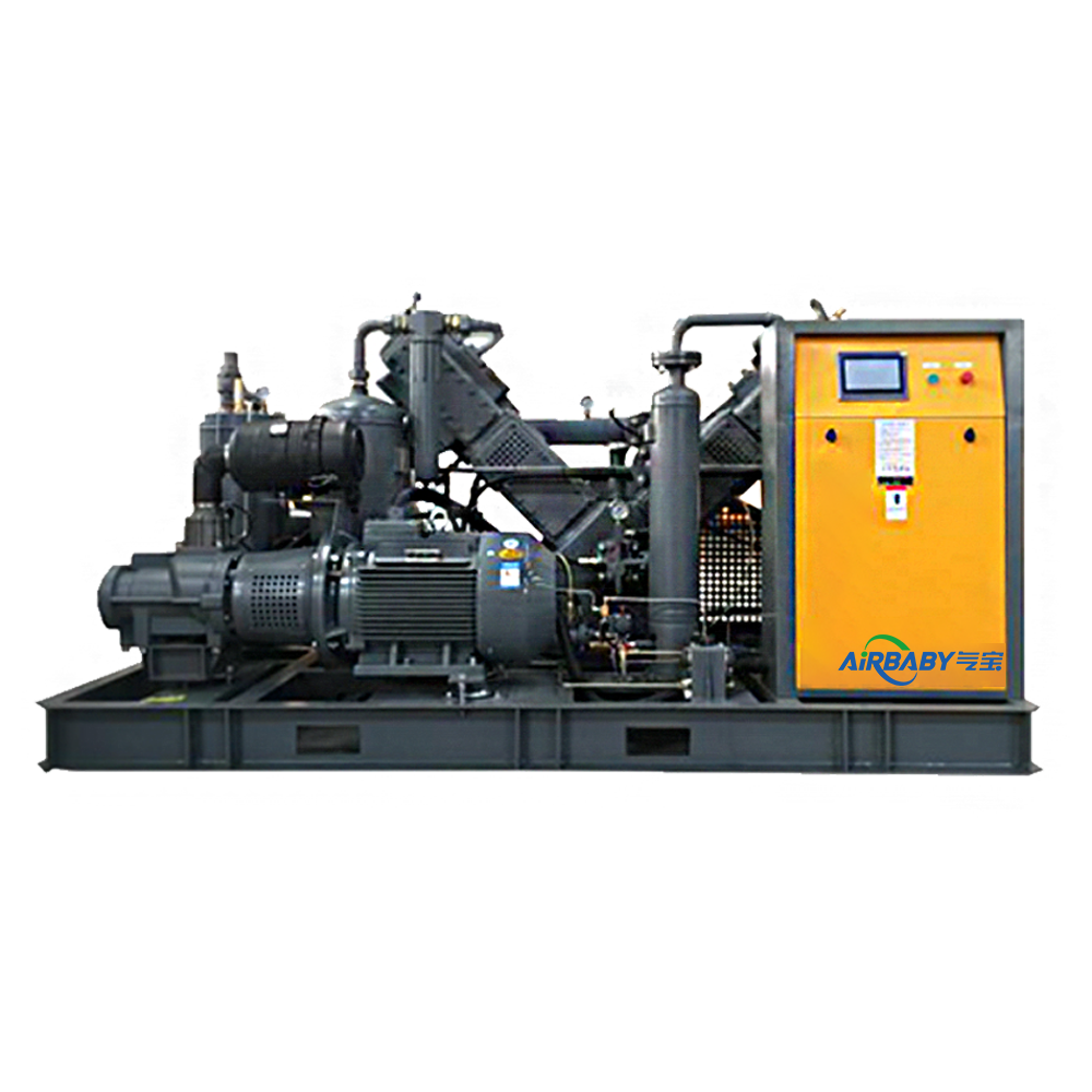 Screw Oil-Free Piston Booster Air Compressor